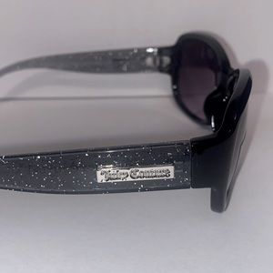 Womens Juicy Couture Sunglass - Round Eye - Black/Silver Sparkle (New)